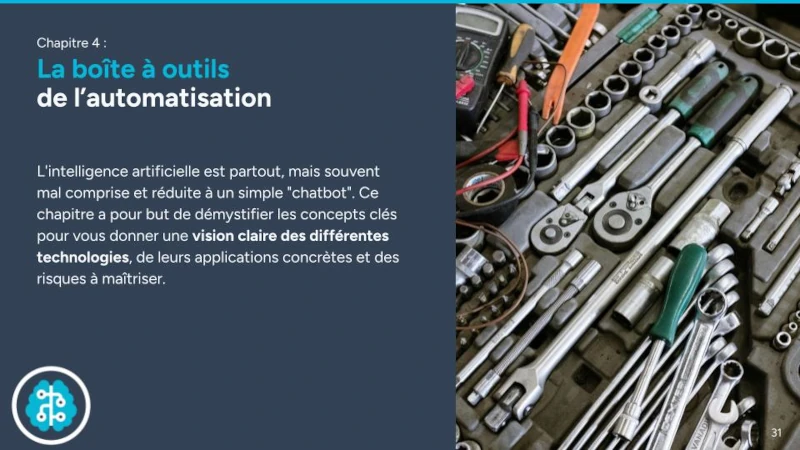 Aperçu 3: Boite à outils de l'automatisation