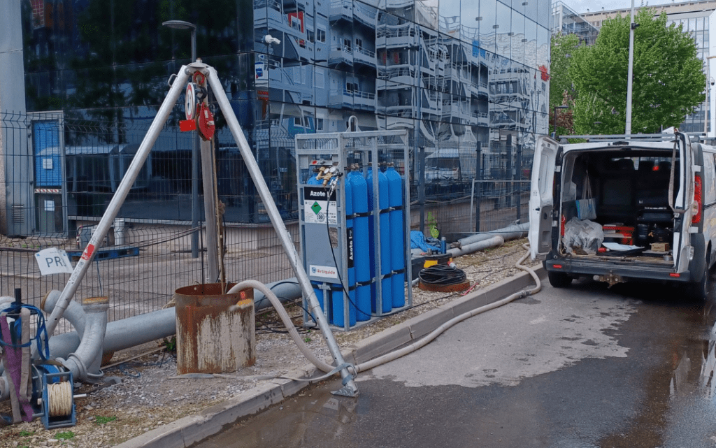 Chantier hydrique