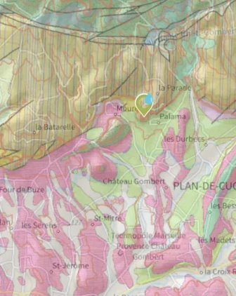 Carte géologique BRGM